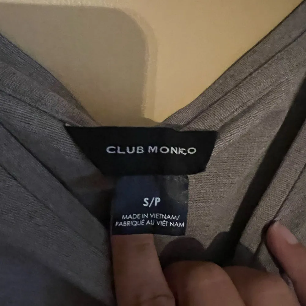 Club Monaco small grey dress - Image 5