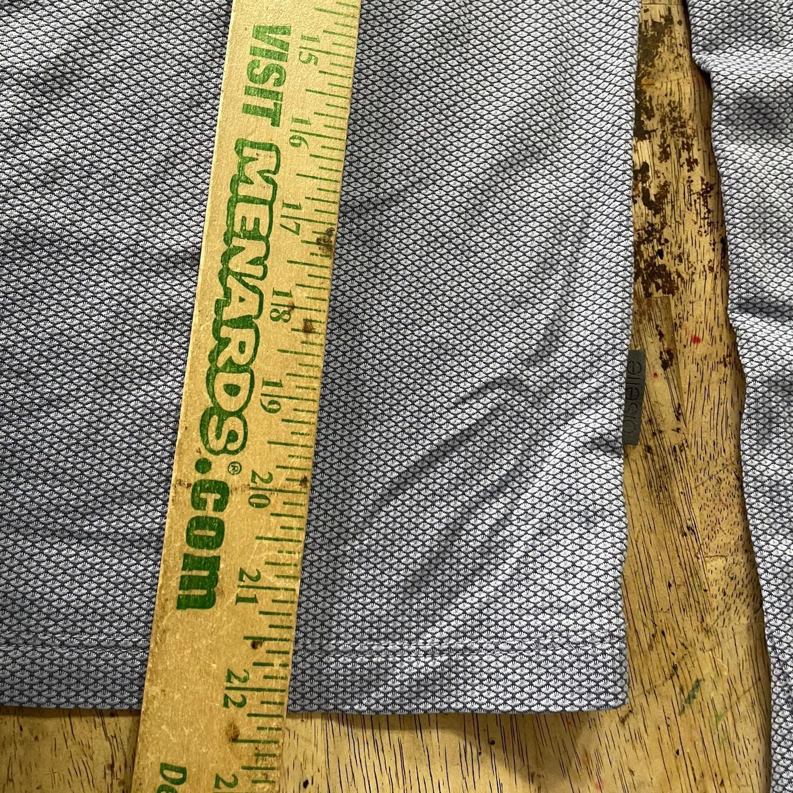 Oiselle Mesh Funnel Neck Top Large Blue - Image 7