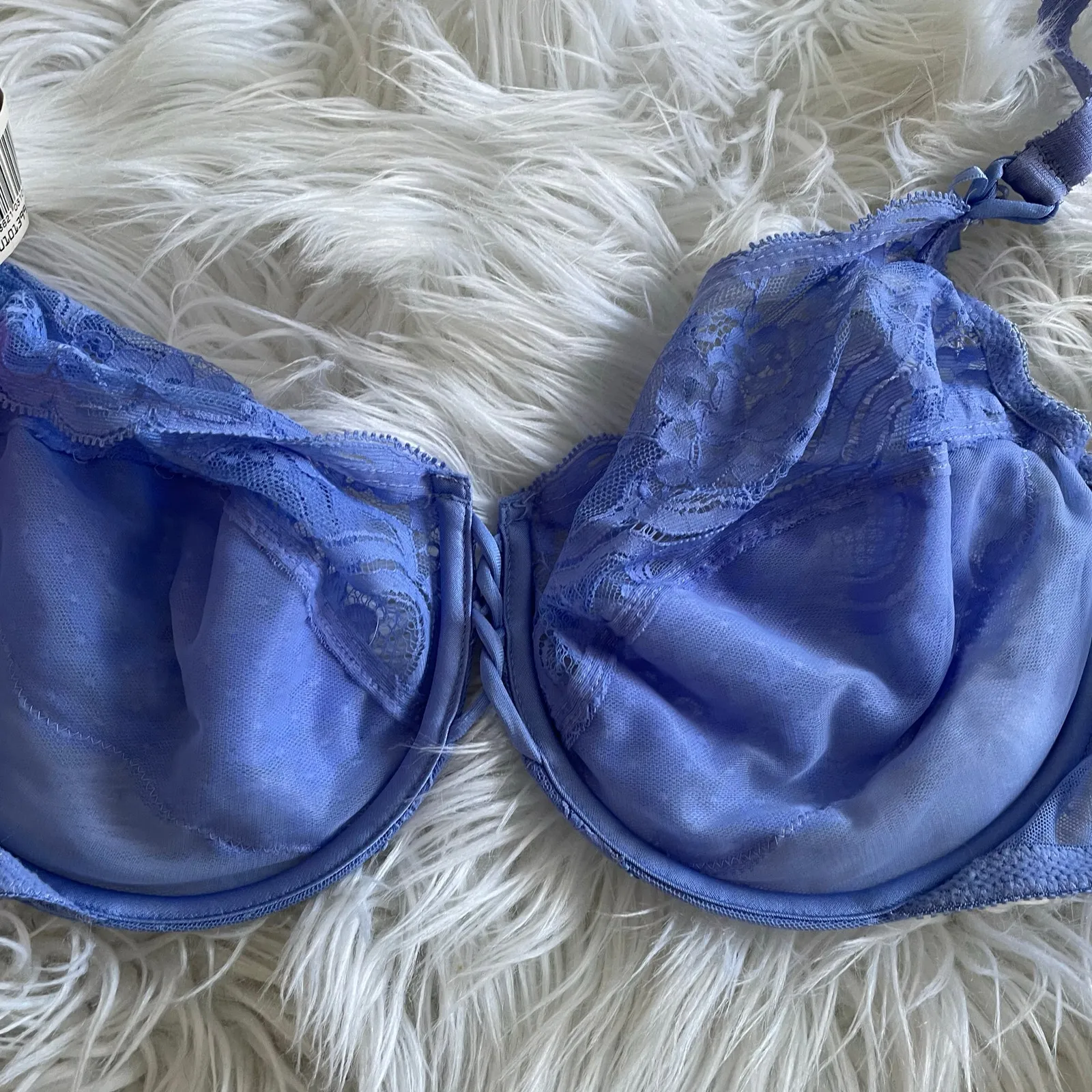 Vintage 80s Vanity Fair Favorite Fantasy Stretch Lace Underwire Bra 38D 38 D New - Image 8