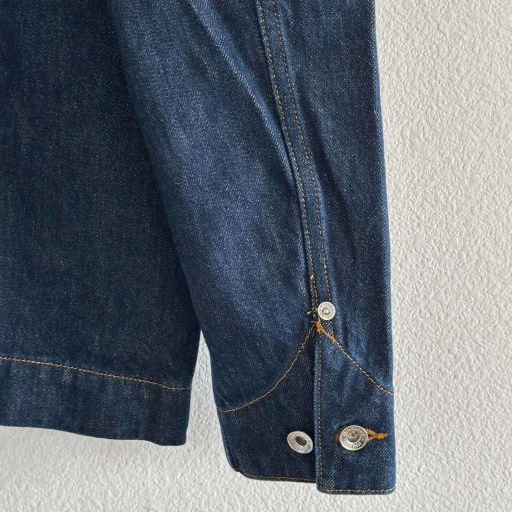 Everlane The Ranch Jacket in Midnight Indigo, Size X-Small - Image 9