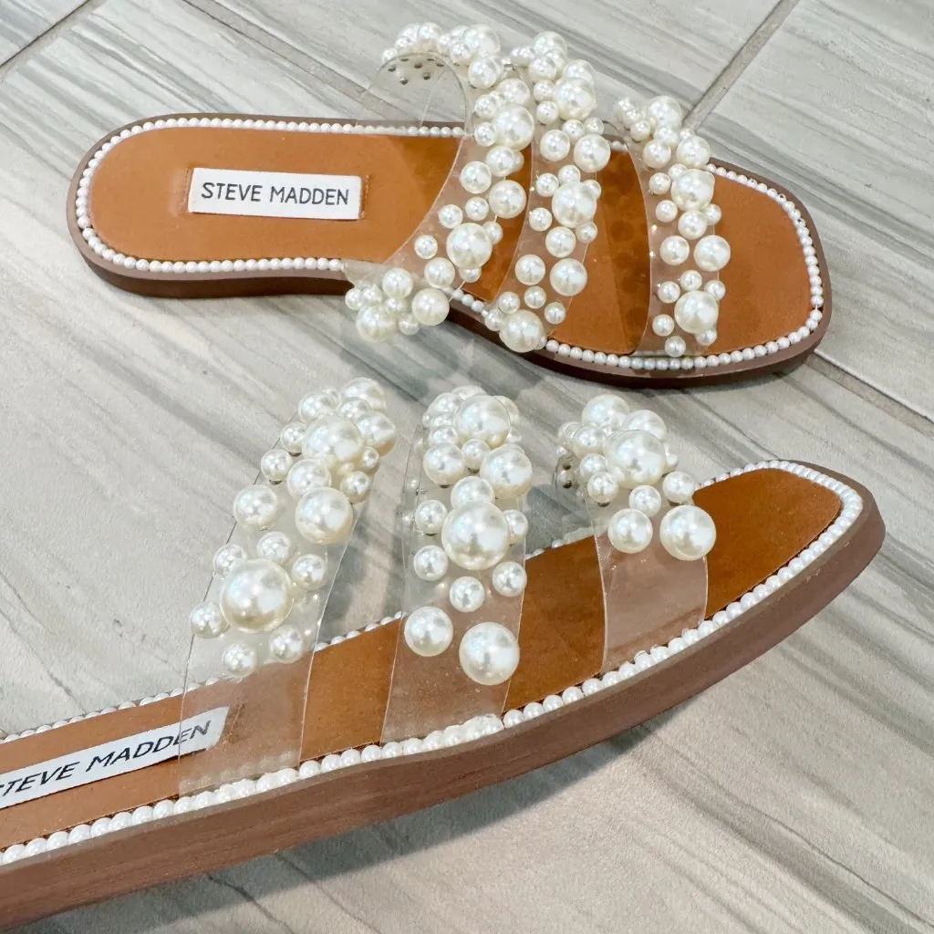 Steve‎ Madden Taye Pearl Sandals - Image 6