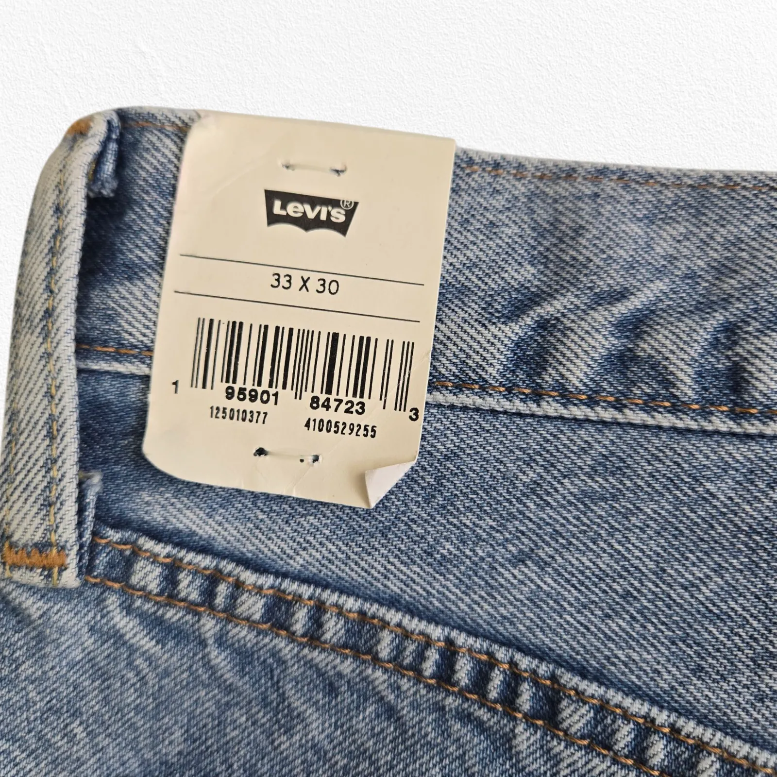 Levi's 501 Circular Stoneware High Rise Straight Fit Sustainable Jeans Size 33 - Image 12