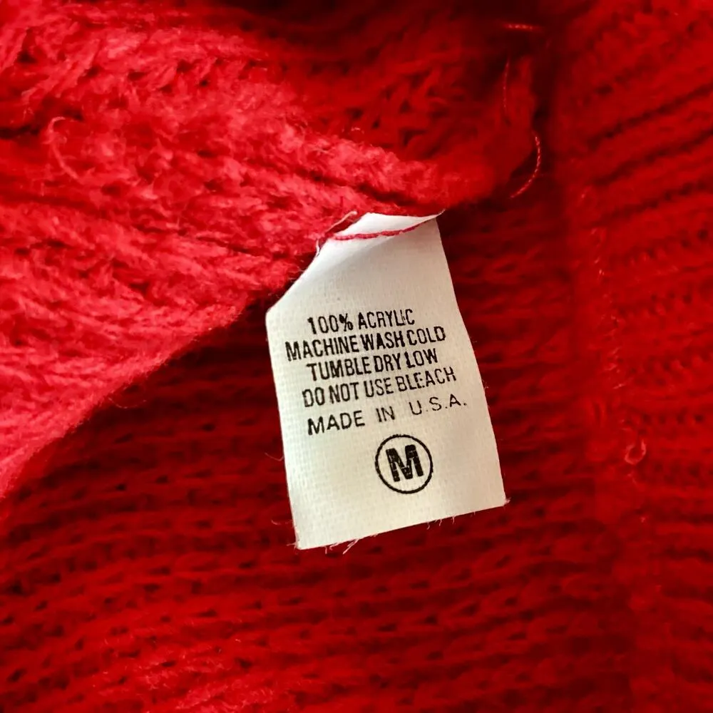 Full Length Elastic Waist Skirt Red - Image 5