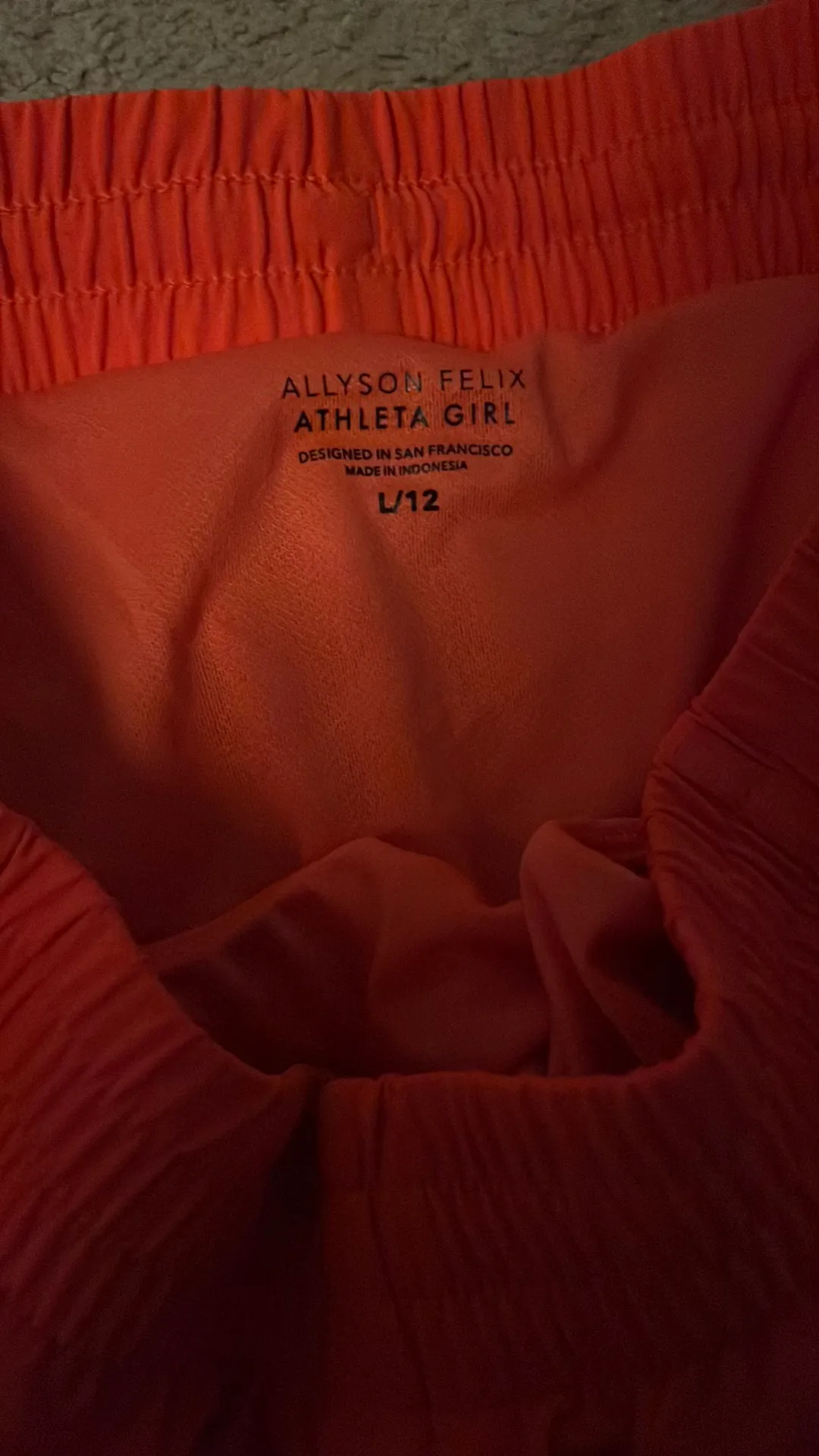 Orange Altheta Girl Shorts - Image 2
