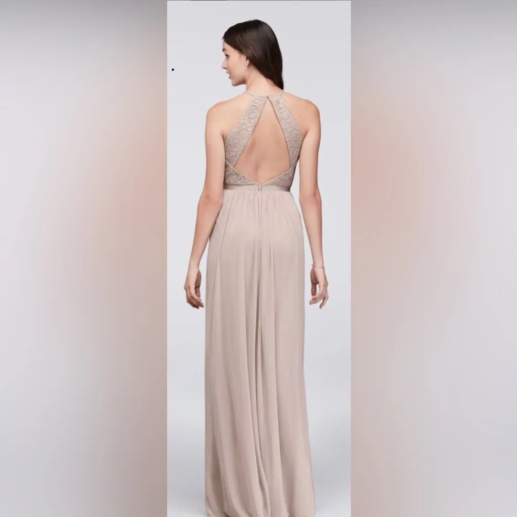 David’s Bridal sz 10 long lavender formal dress - Image 6