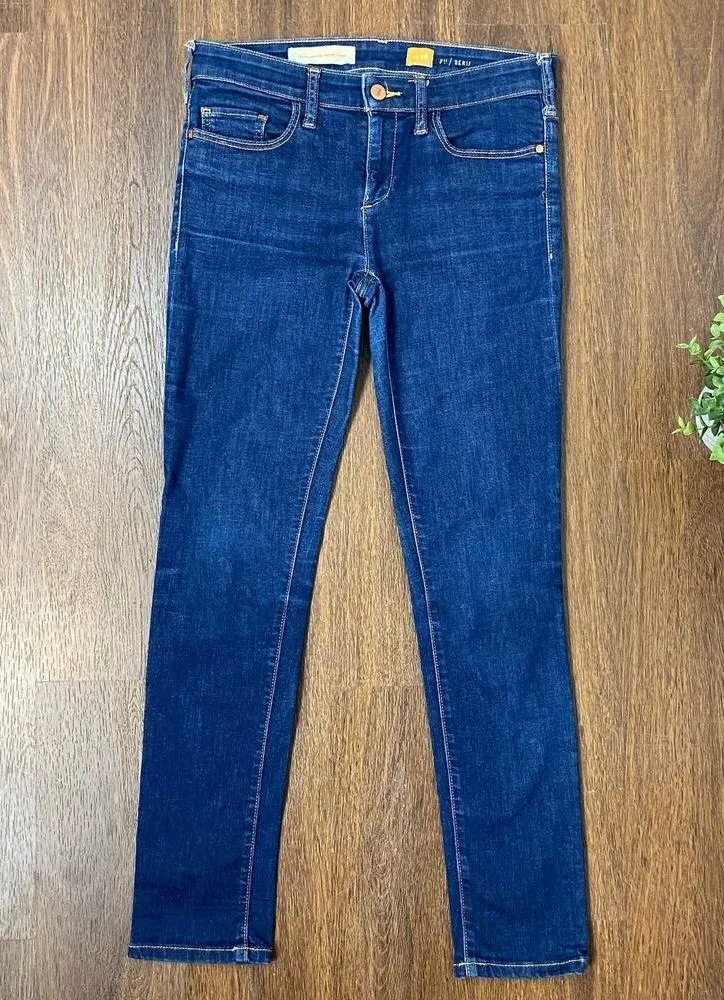 Anthropologie Pilcro and the Letterpress Serif Queen Bee Skinny Jeans Size 28 6 - Image 2
