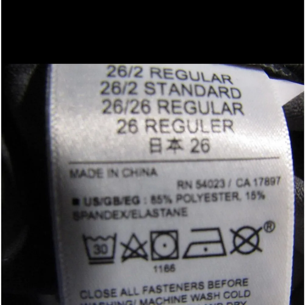 NWT The Gap SZ.26 High Rise Vegan Suede Retro ’70s Flare Jeans Pants Grey Gray - Image 14