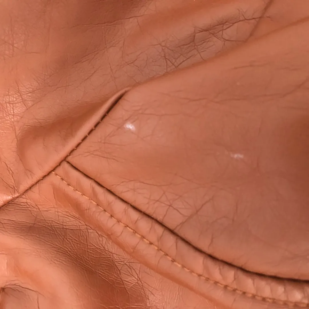 Leather Jacket Brown Size XL - Image 6