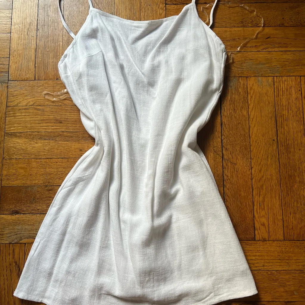 PacSun Elegant White Mini Dress - Image 4