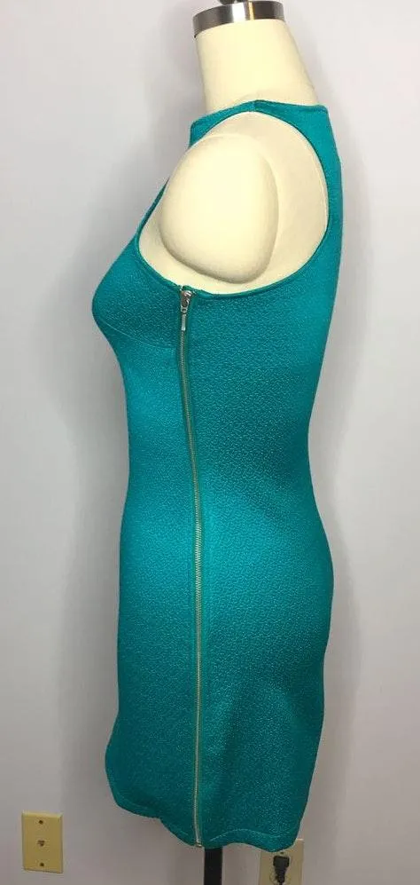 MNG Casual Turquoise Mini Dress - Image 2