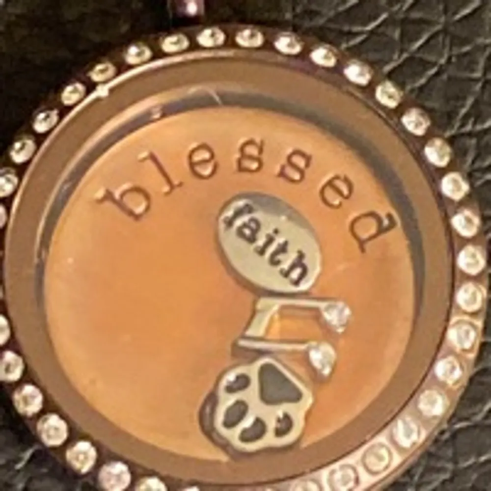 Origami Owl “Blessed Faith” Locket Necklace Charm - Image 2