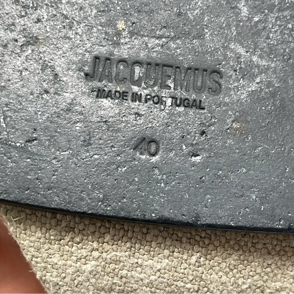 Jacquemus Lace-Up Gladiator Square around Mixed-Toe Sandals sz 40 US 9 - Image 8