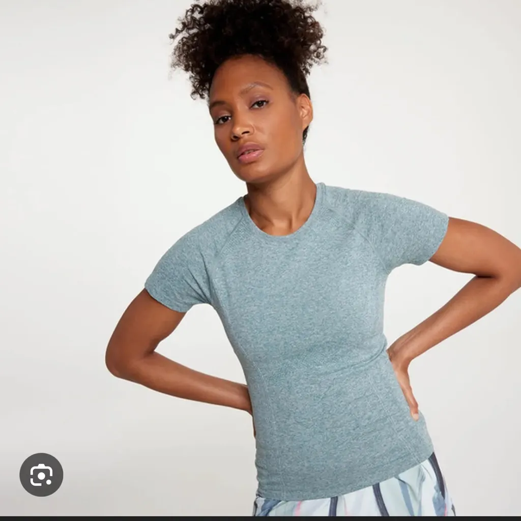 Calia by Carrie Seamless Long Sleeve Top Green Size M - Image 2