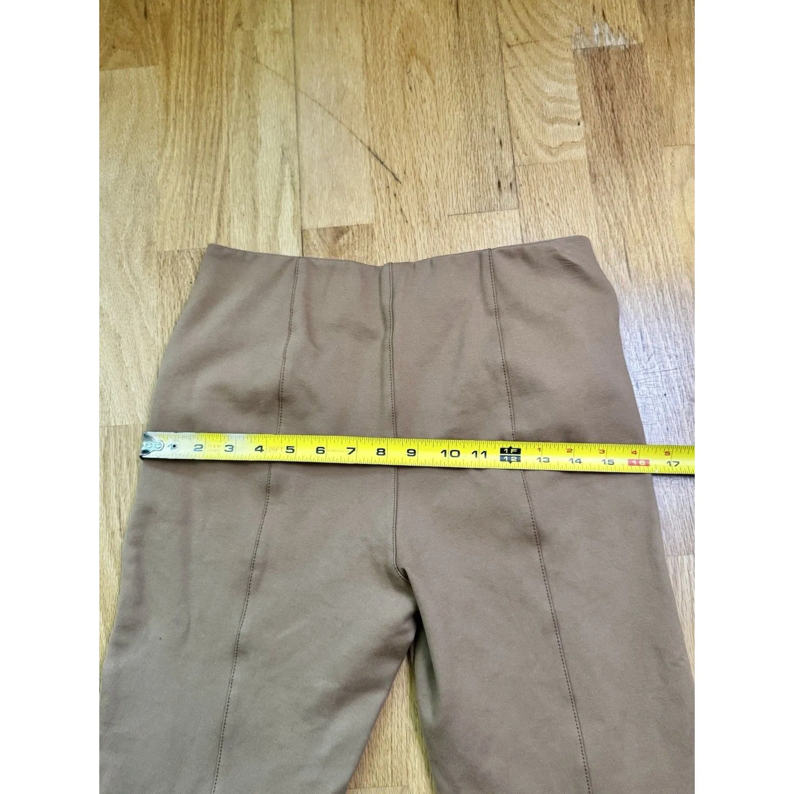 Maeve by Anthropologie Women's Kick Flare Pull On Dress Pants Camel Tan Size XS - Image 5