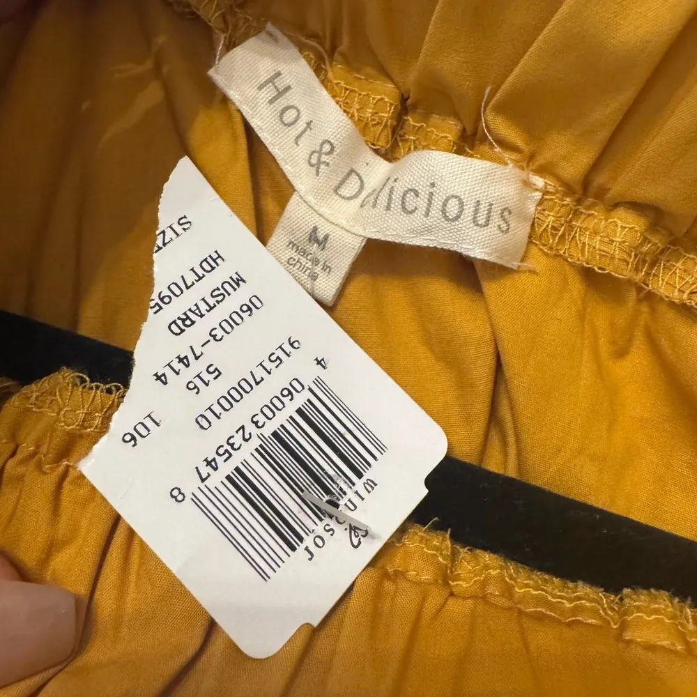 Hot & Delicious Mustard Off-Shoulder Top - Image 3