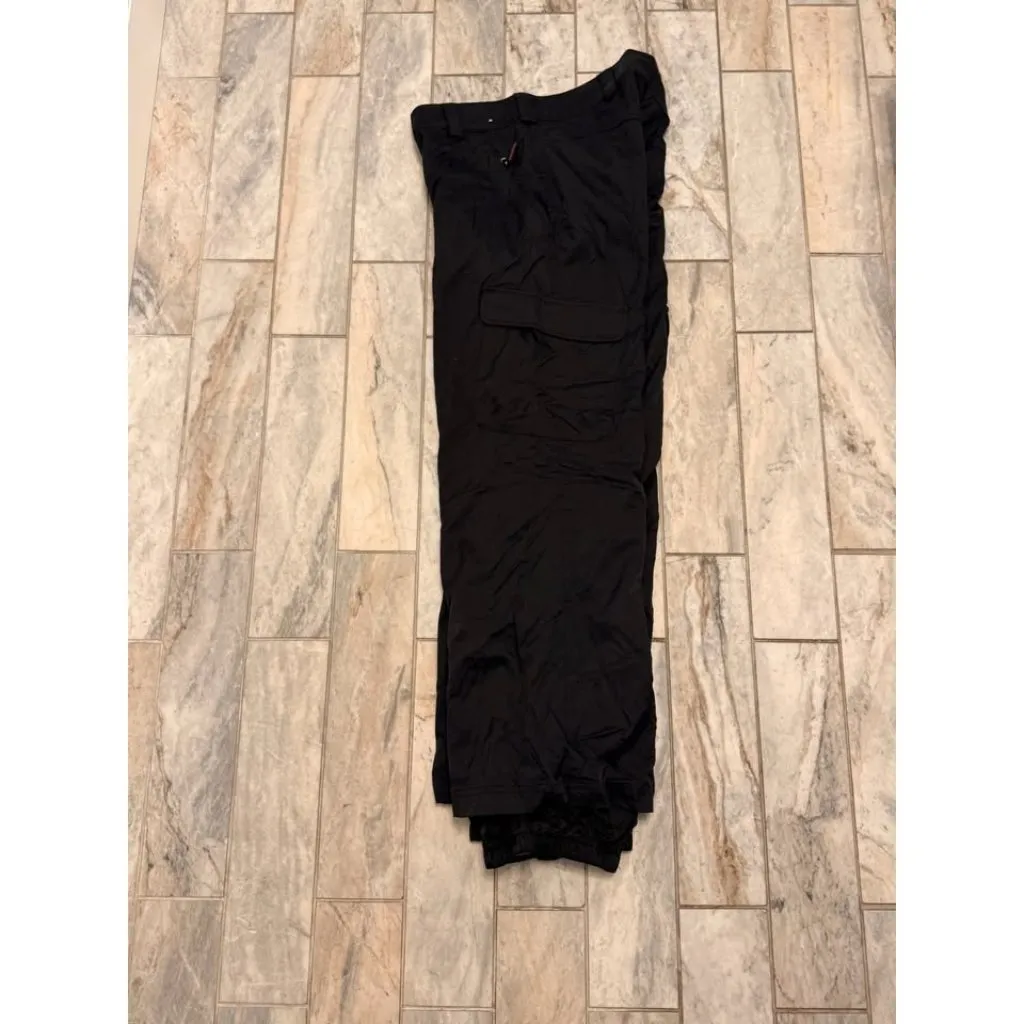 Obermeyer women's size 4 black waterproof & insulated cargo snow pant MSRP $229. - Image 3