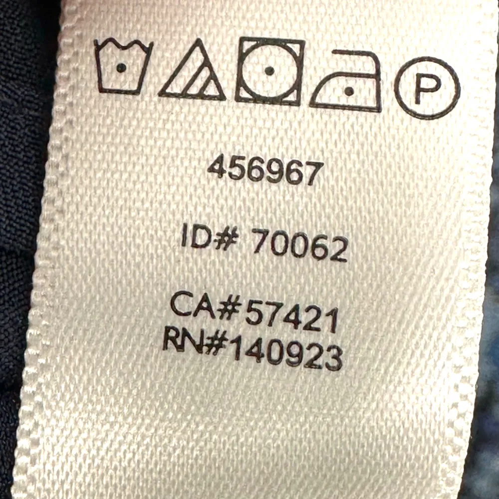 Ann Taylor LOFT | Small | Geometric Print Longsleeve Lined Tie Waist Shift Dress - Image 7