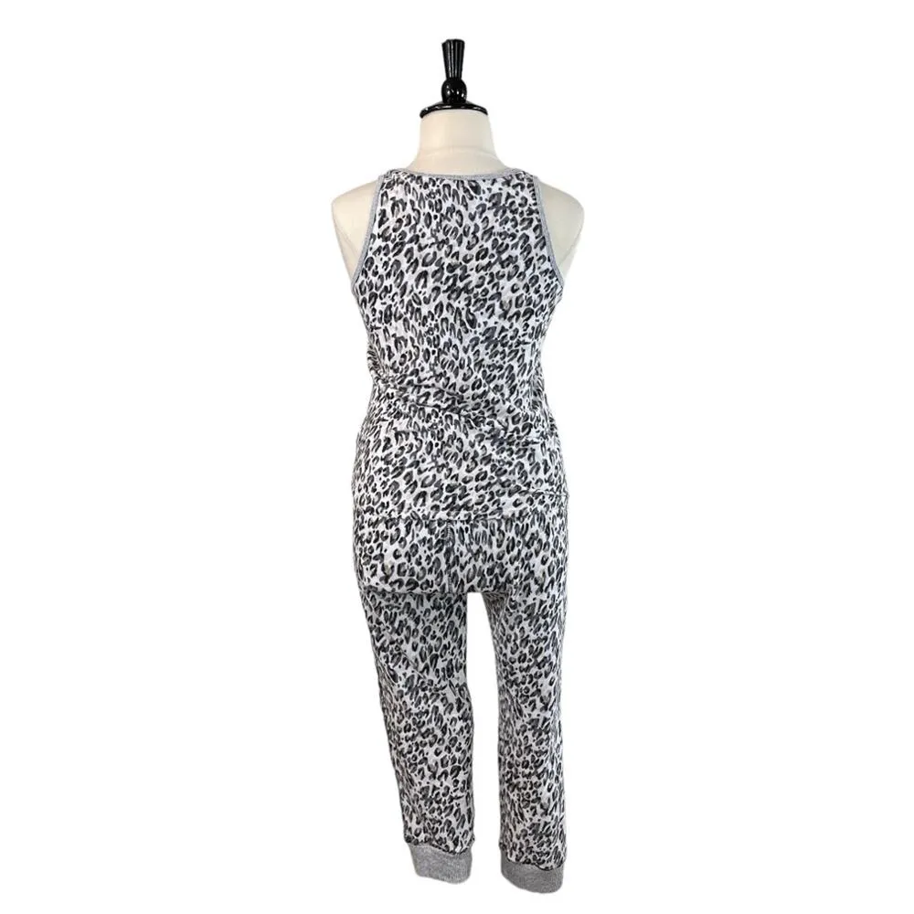 Karen Neuburger 2 Piece Lounge Pajama Tank Jogger Pant Set Women’s Size XL White - Image 8