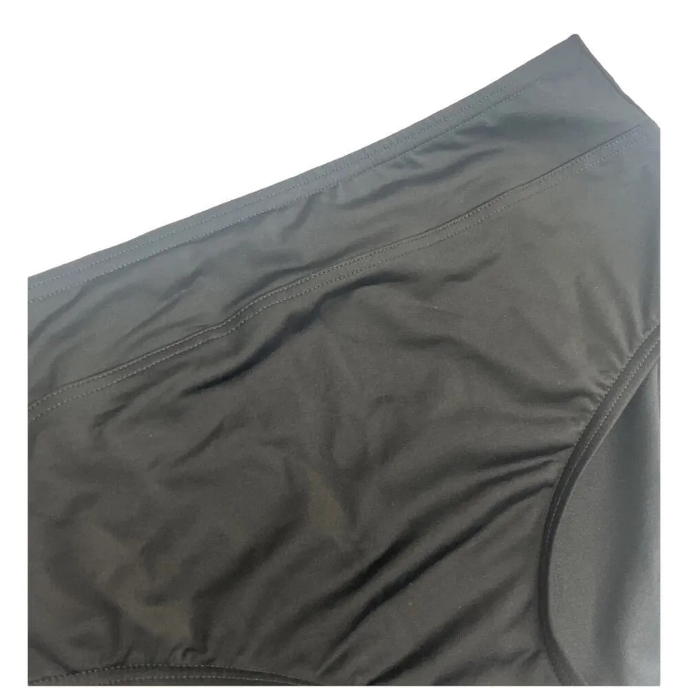 Lands' End Swim Bottom Women's Size 14P Black Pull On Brief Bottom - Image 3