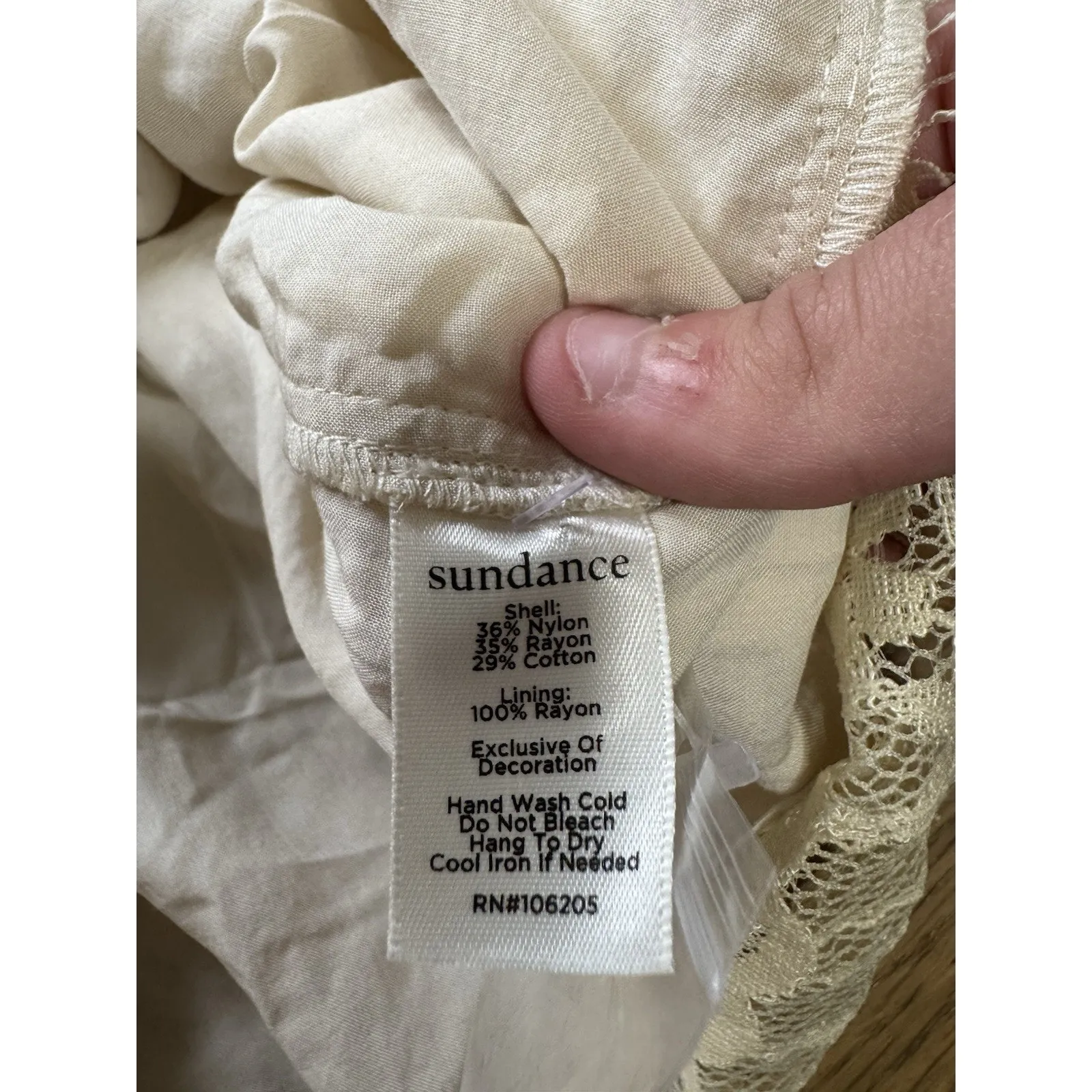 Sundance Embroidered Sleeveless Tank Top Embroidered Lace Size Small Peasant NWT - Image 10