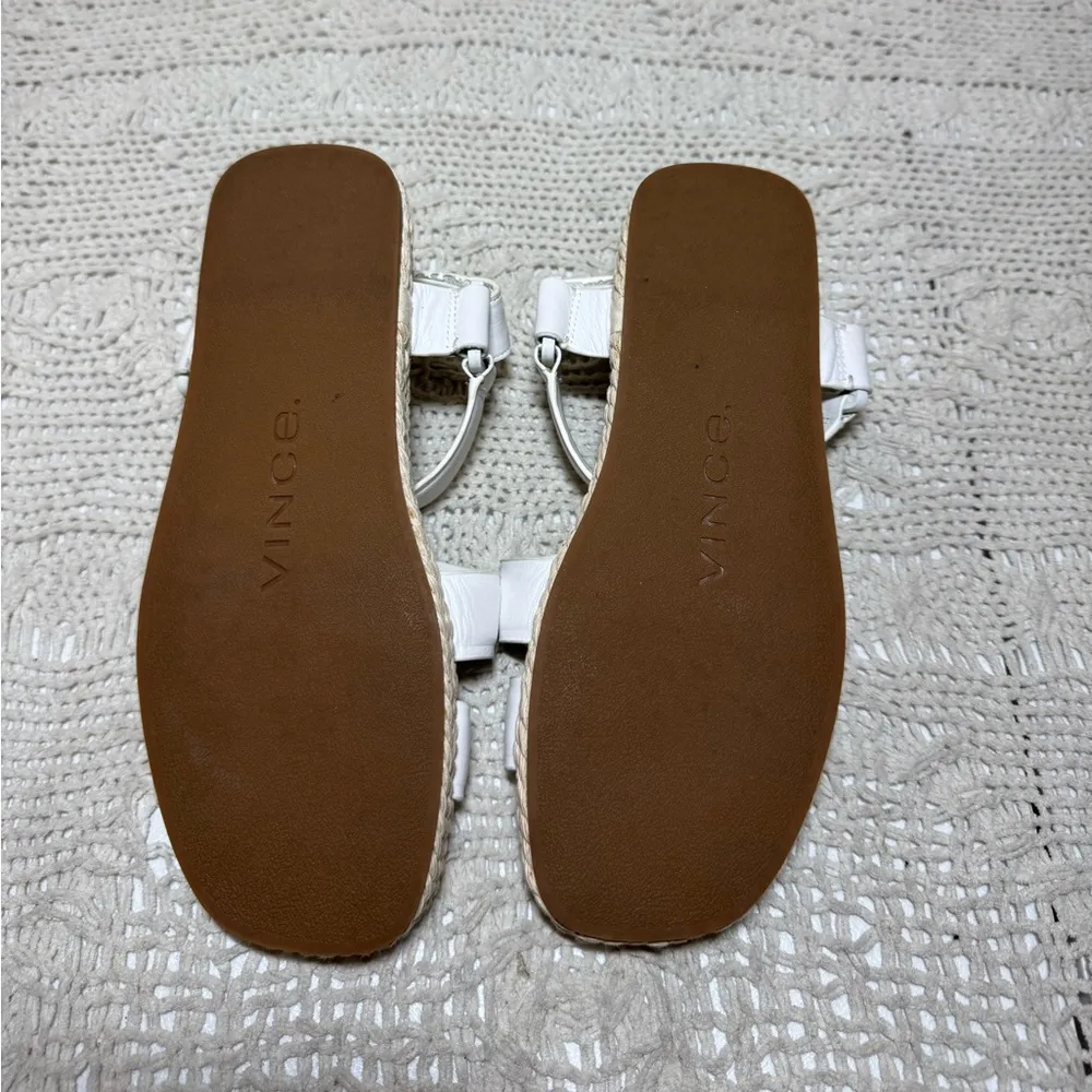 Vince White Strap Sandals Size 6.5 - Image 6