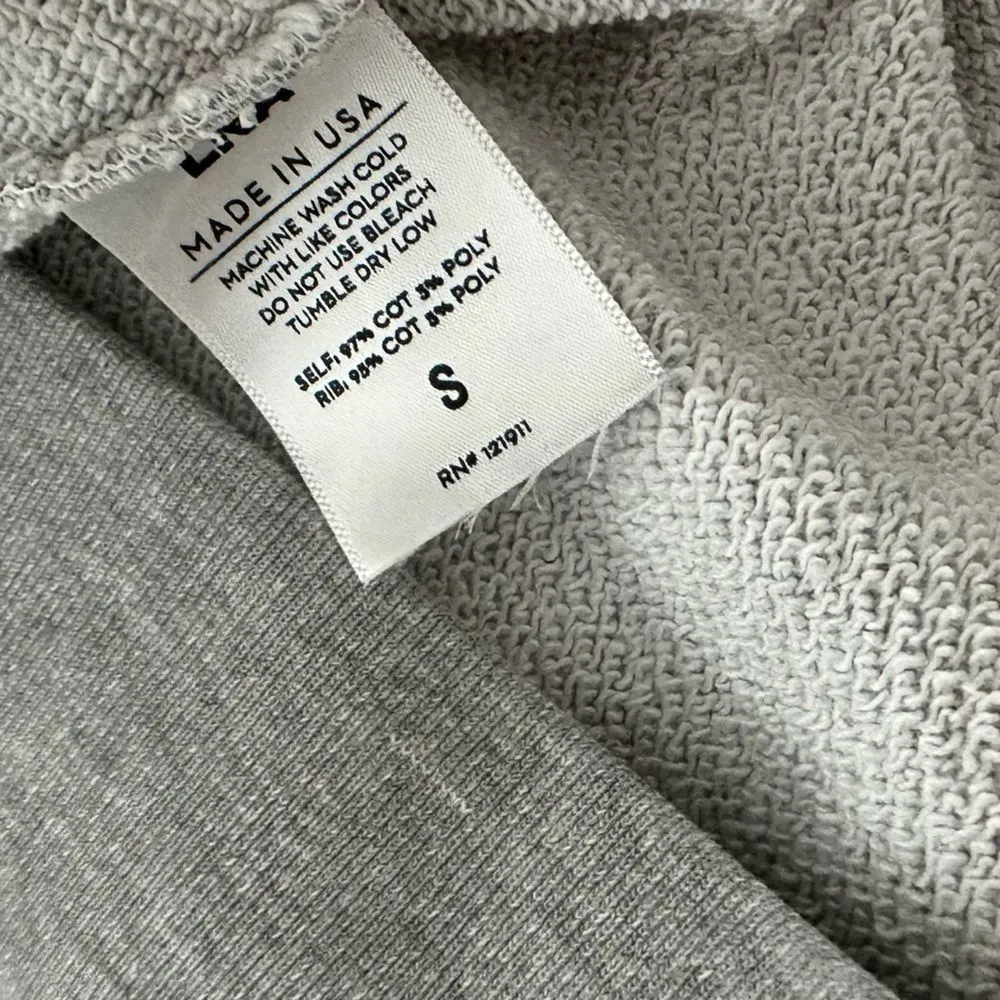 LNA Revolve  Gray Cutout Hooded Sweatshirt - Image 7