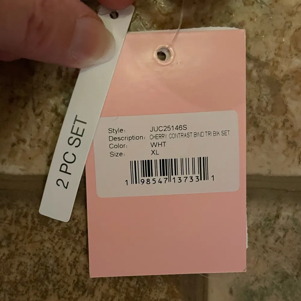 NWT Juicy Couture Y2K inspired Cherry bikini set sz XL - Image 8