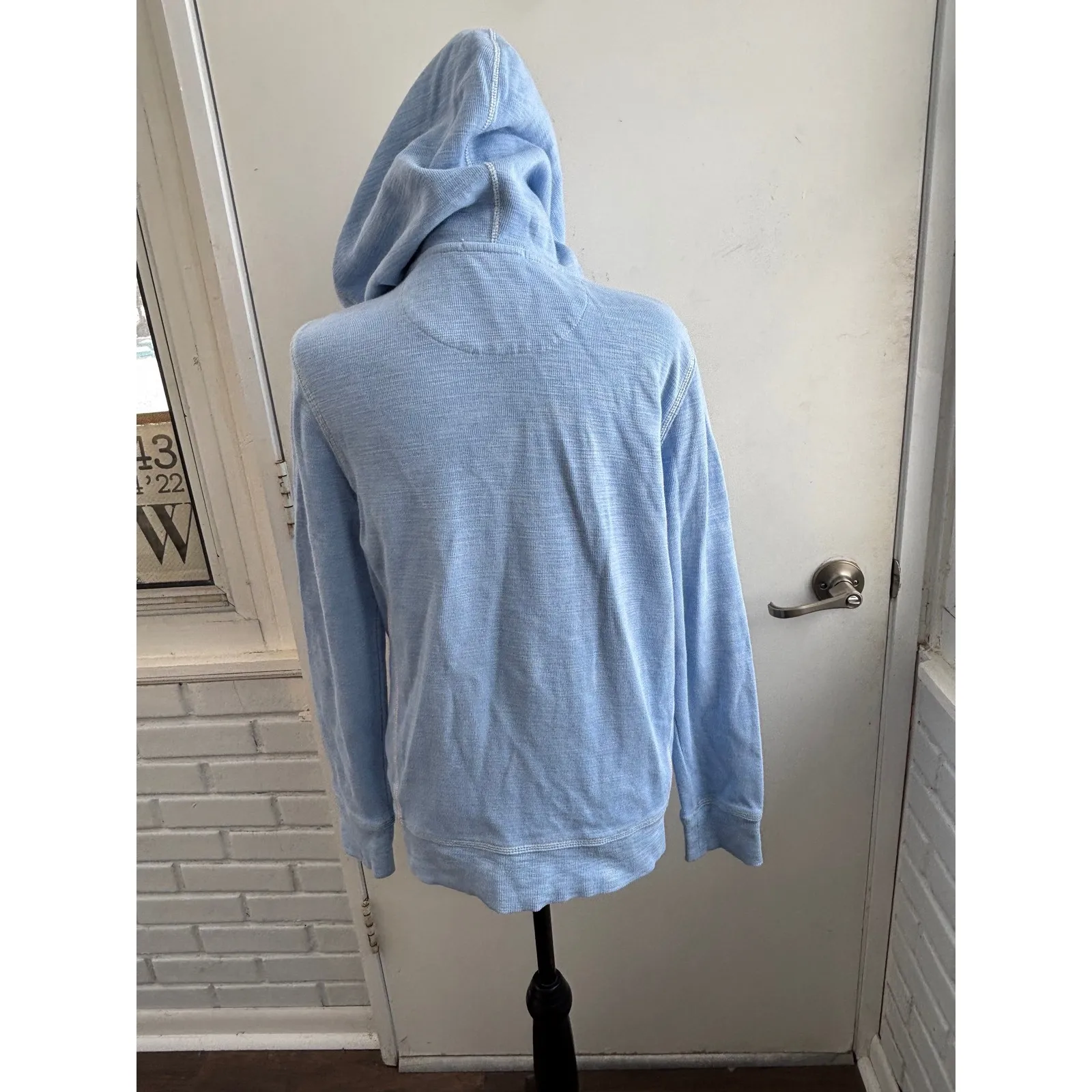 Tommy Bahama Tobago Bay Pima Cotton Tencel Full Zip Hoodie Medium layered - Image 7