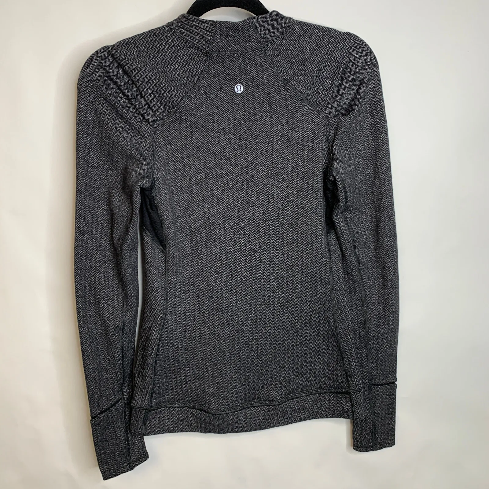Lululemon  Herringbone Think Fast Long Sleeve Top Sz 6 - Image 8