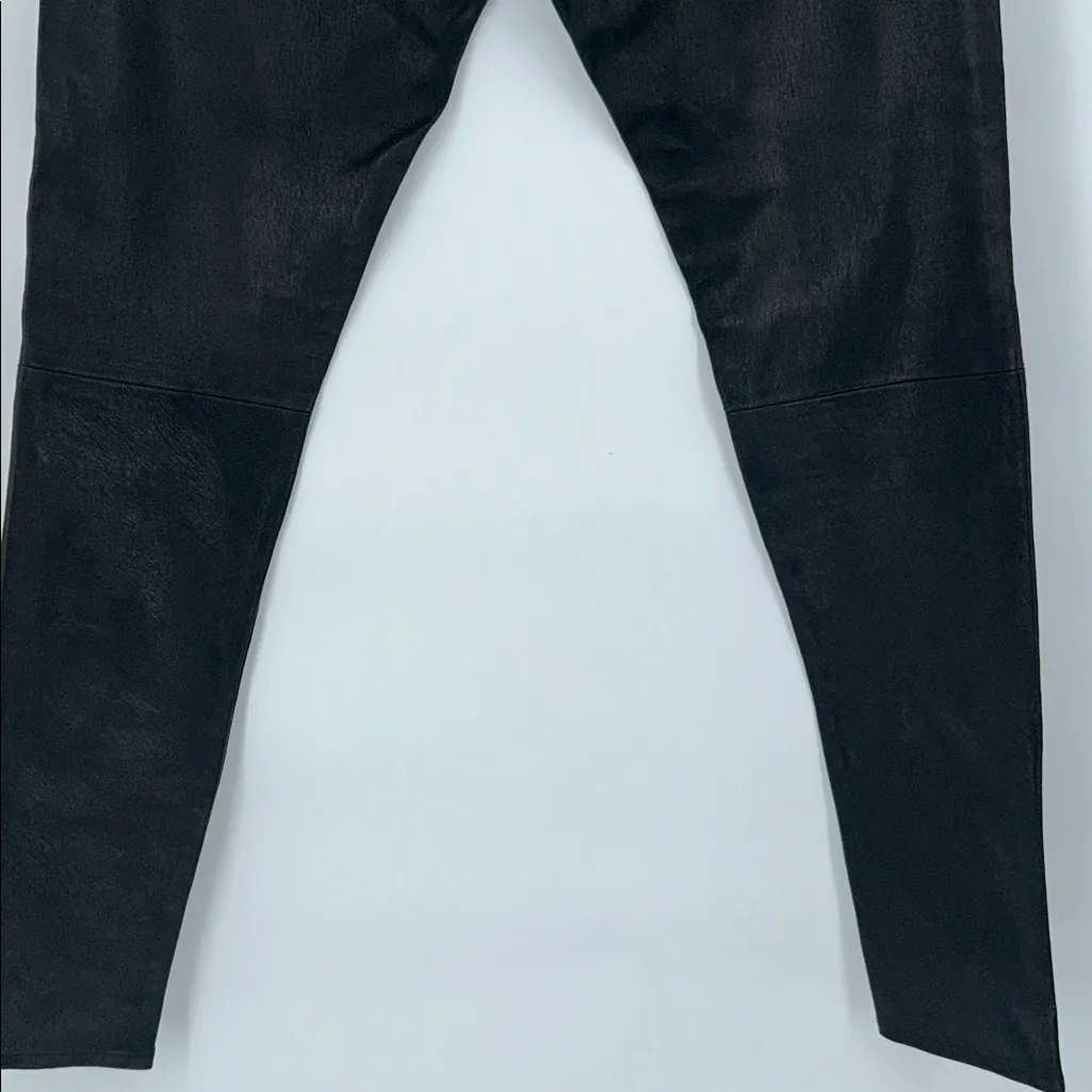 AG Adriano Goldschmied Black Leather Detail - Image 7
