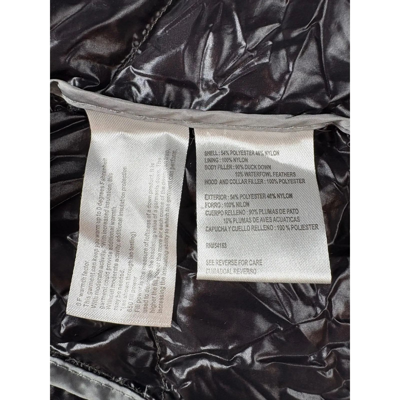 Andrew Marc Women Packable Lightweight Down Puffer Coat Hooded Metallic Bronze M - Image 8