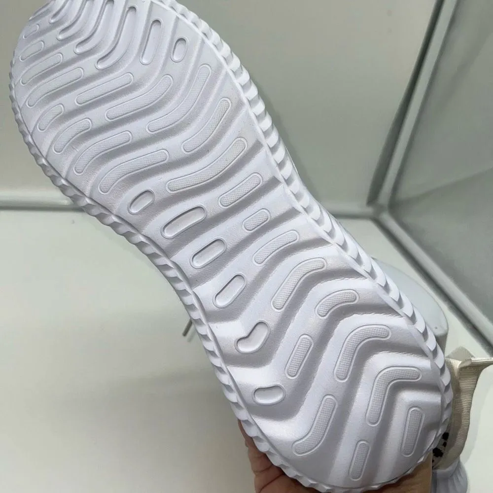 Unbranded White Snow Leopard Spot Knit Sneaker‎ Size 10 - Image 8