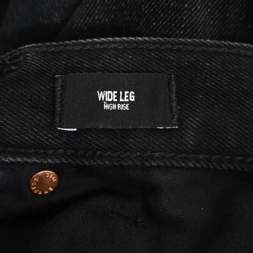 Express Women's 2 Regular Black Wide Leg High Rise Jean - Image 10