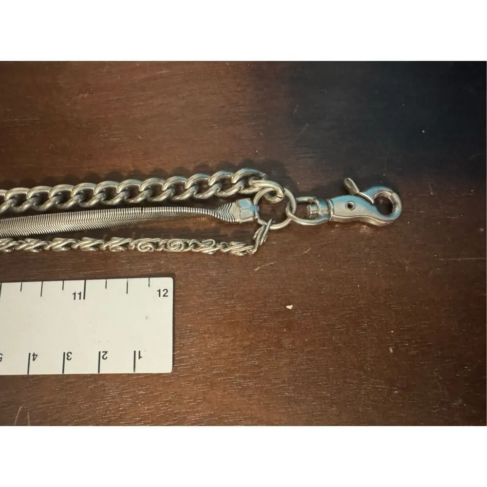 Vintage Y2K Purse Chain Bag Accessory Silver - Image 7