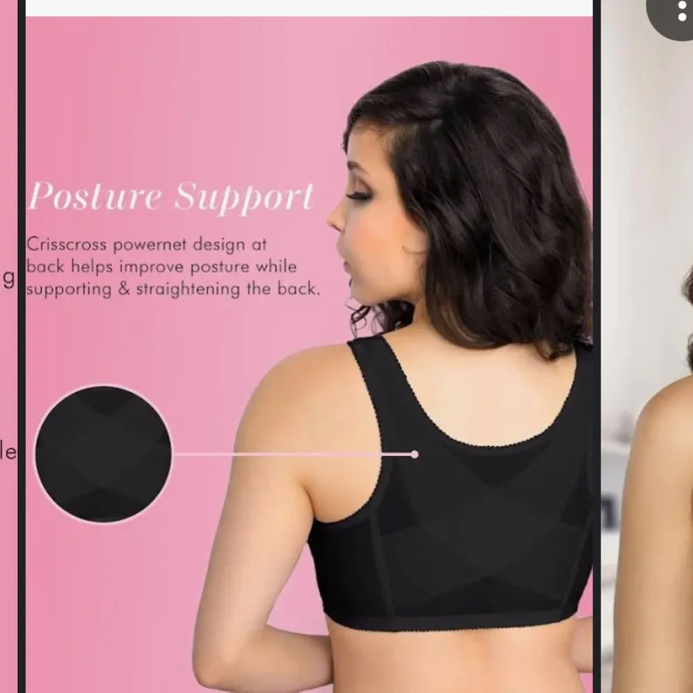 40D Exquisite Form 5100565 FULLY Lace Wireless Back & Posture Support Bra Black Size undefined - Image 4