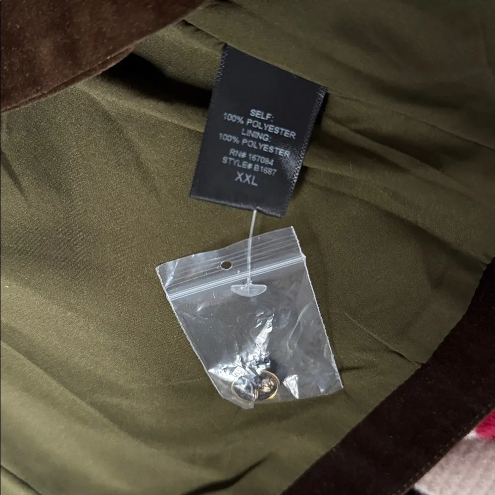 NEW Tuckernuck Pomander Place Olive Bark Velvet Whitney Jacket XXL - Image 8