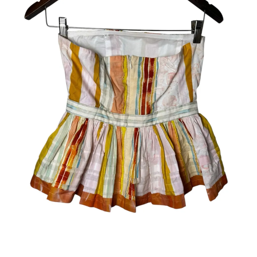 Hunter Bell Women’s Vera Top Abstract Stripe Size 2 - Image 6