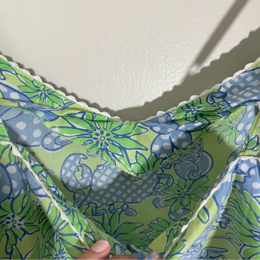 Vintage Lilly Pulitzer Seafood Salad Slip Dress - Image 8