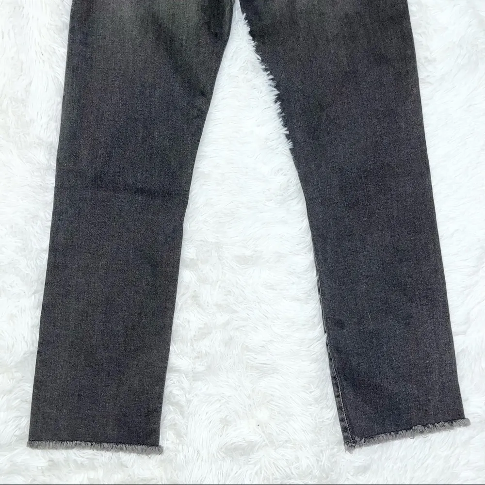 ELAN Smoky Black High Rise Straight Leg Button Fly Denim Jeans 26 NWOT - Image 10