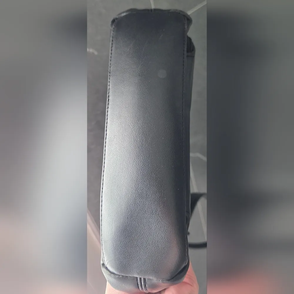 Nine West Black Leather Purse 10" L 2.5" W 9" H - Image 9