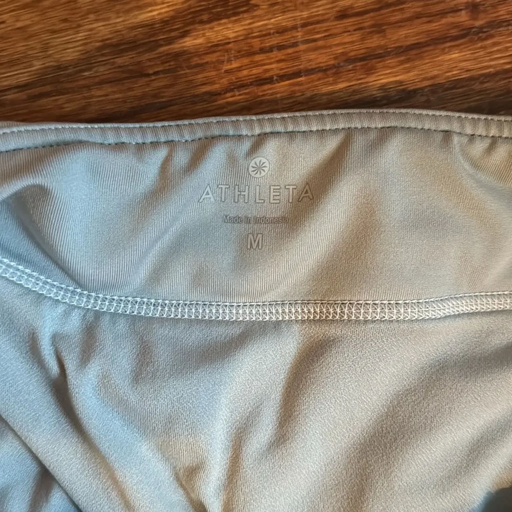 Athleta Gray Camo Print Running‎ Shorts, Medium - Image 4