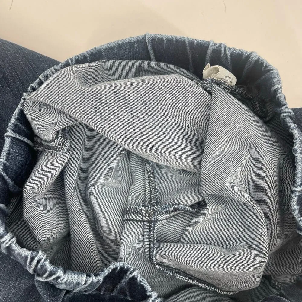 SOFT SURROUNDINGS Jean Pull On Pants Size Petite Small Stretch Denim Blue #3AW42 - Image 12