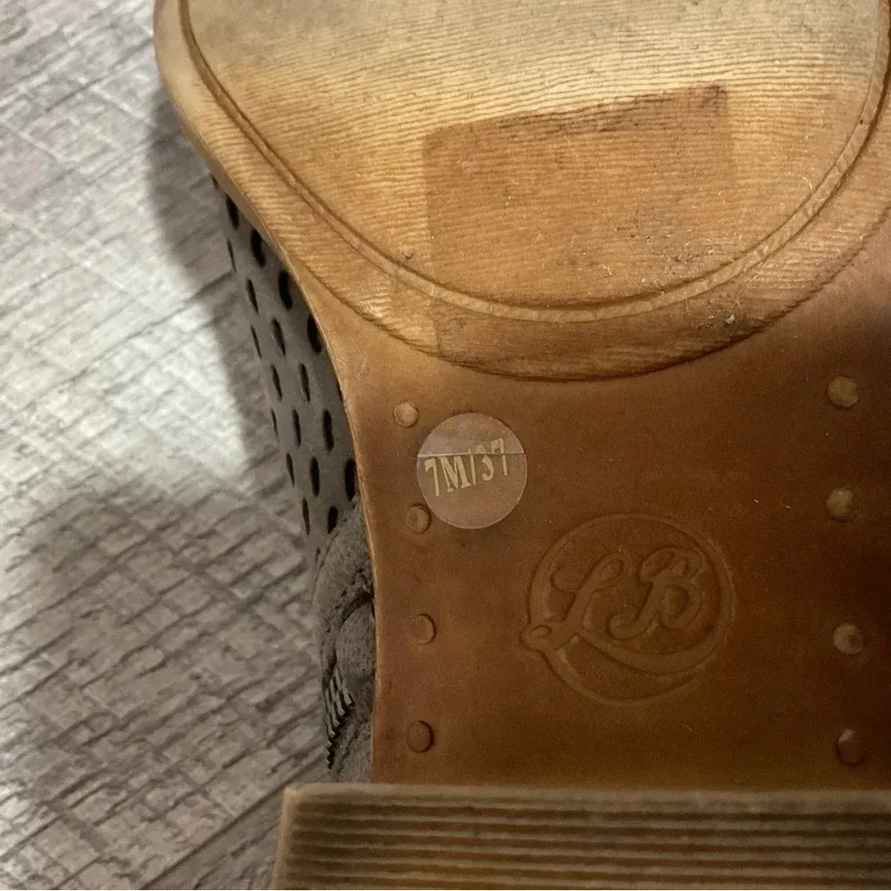 Lucky Brand Perforated Basel Ankle Boots Size 7‎ - Image 8