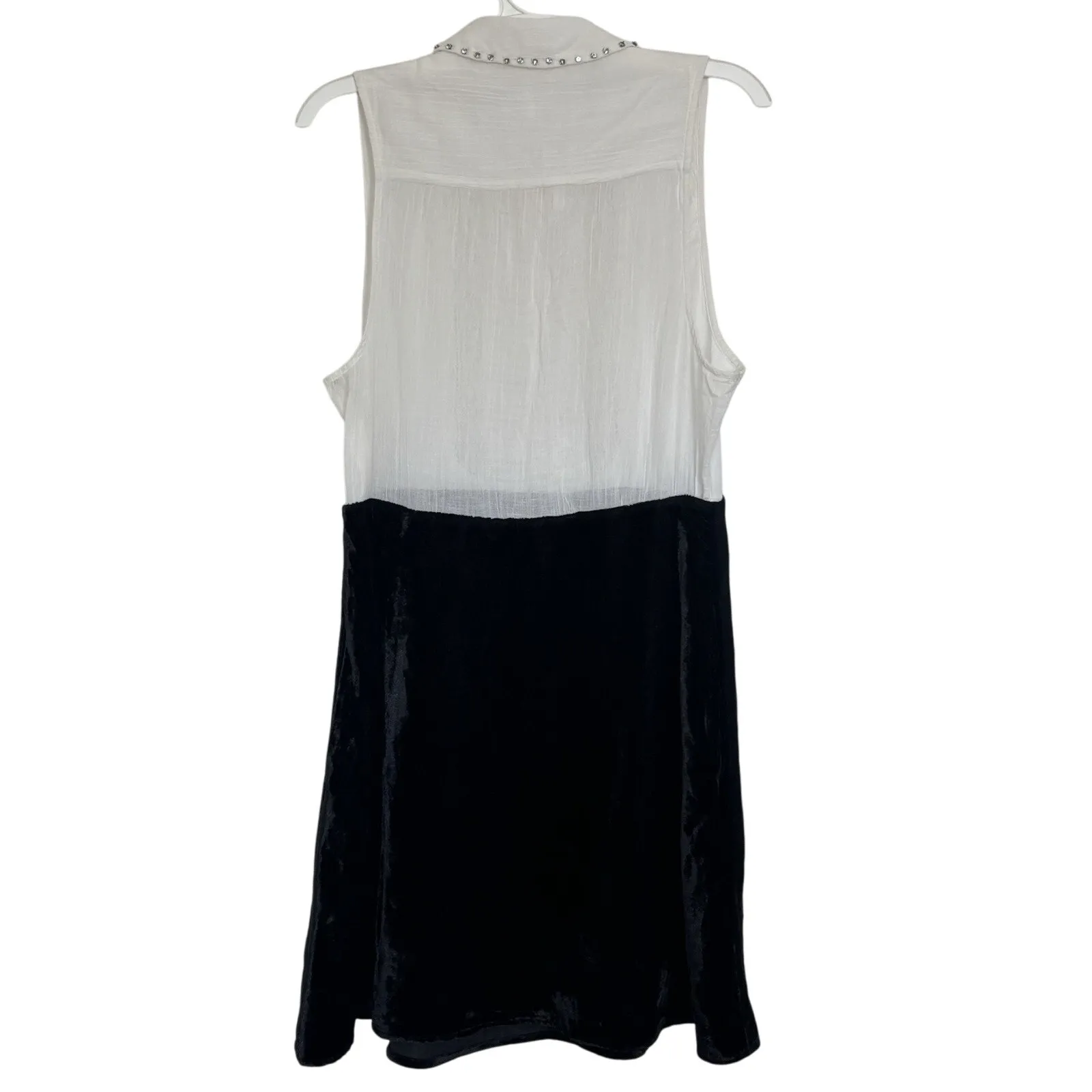 NWOT Free People Crushed Velvet Sheer Mini Dress Size 6 Whimsigoth Fairy Grunge - Image 2