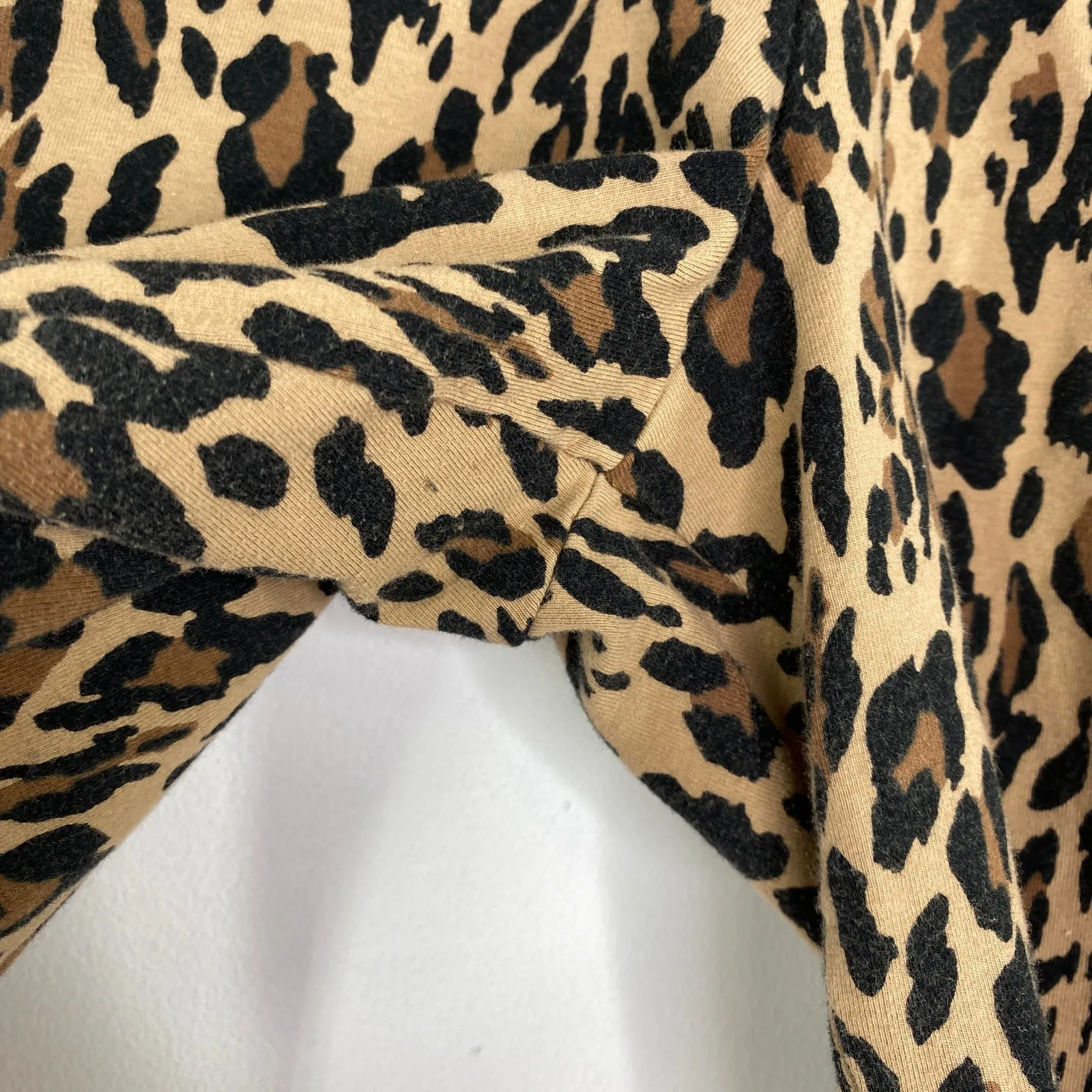 Torrid Tan Brown Cheetah Animal Print Biker Shorts Womens Size 0 Large - Image 4