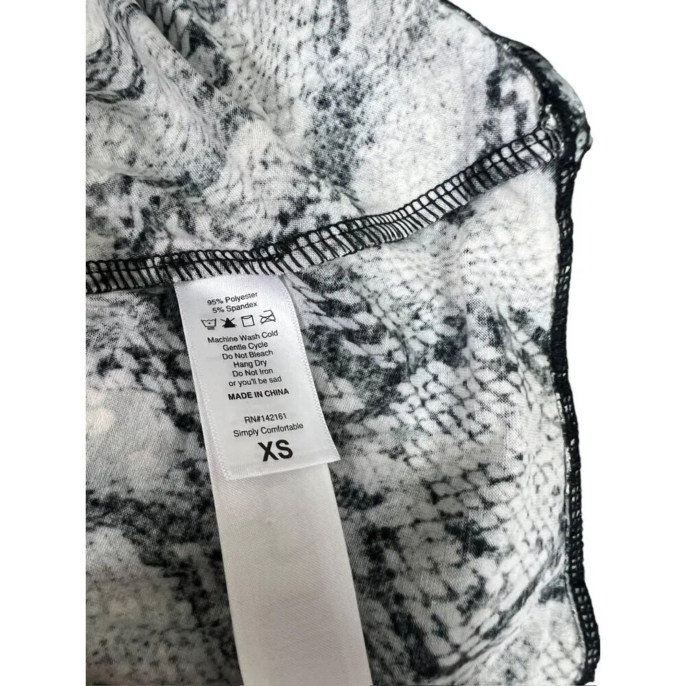 LuLaRoe Emily Women's Animal Print Long Sleeve Short Dress - Image 7