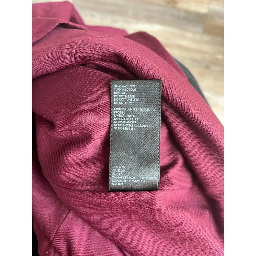 I.AM.GIA Alya Off-The-Shoulder Corset Dress Burgundy Red Size M - Image 7