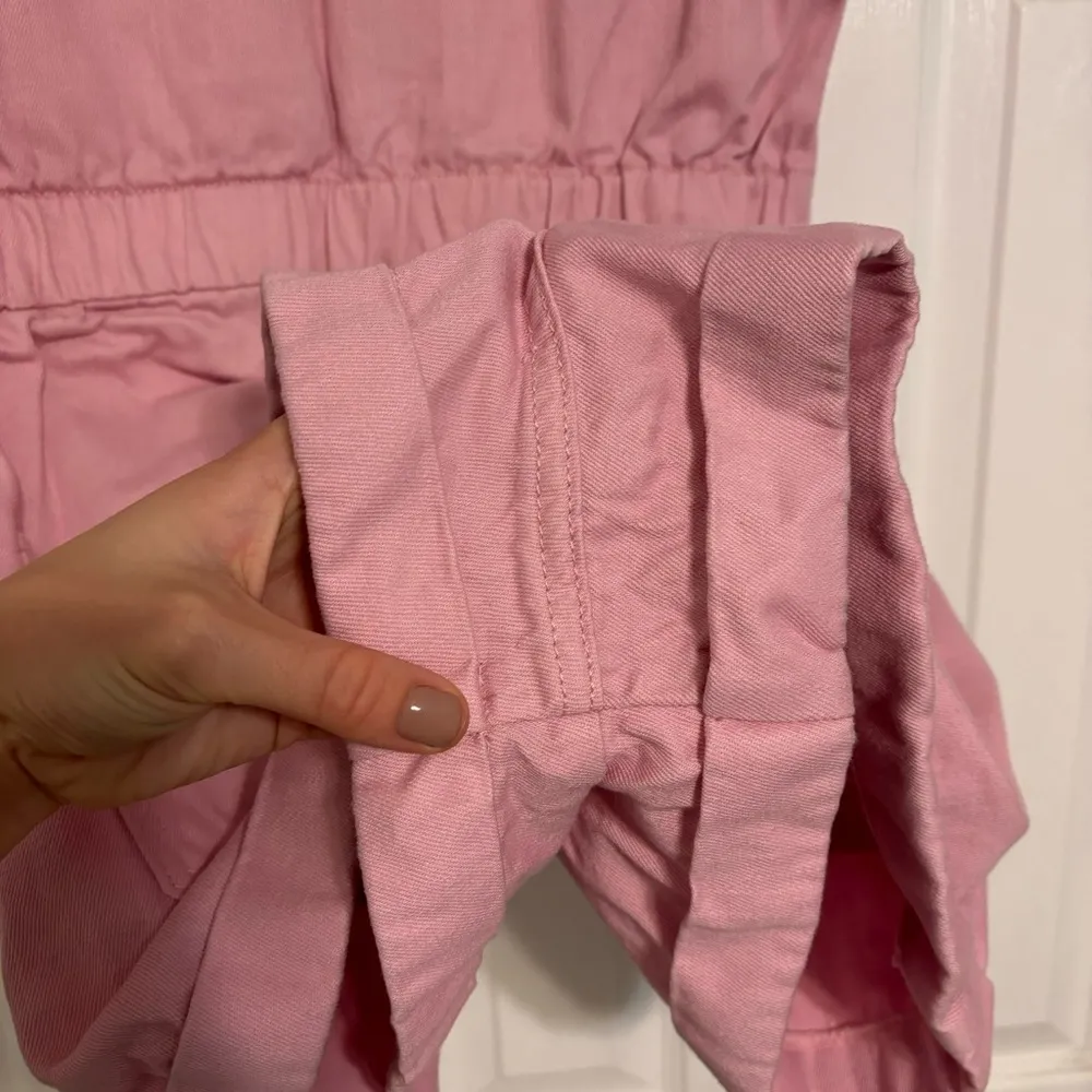 Show Me Your Mumu Range Romper Candy Pink Denim - Image 5