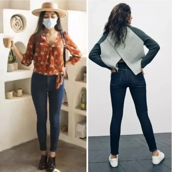 NEW Madewell 9" Mid-Rise Skinny Jeans in‎ Orland Wash: TENCEL™ Denim 28 - Image 2