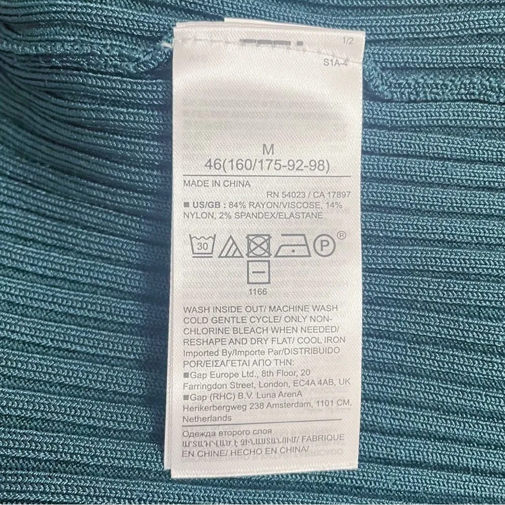 NWT Banana Republic Ines Scoop Back Sweater Dress in Pine Green Size Medium NEW - Image 12